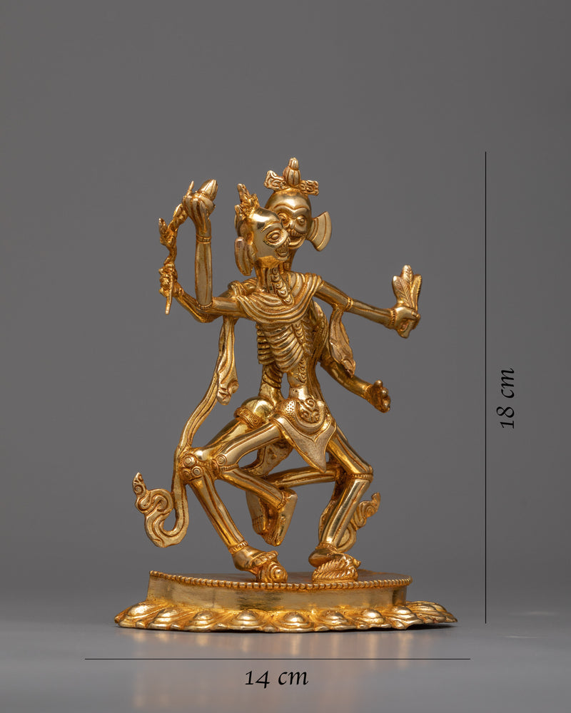 Handcrafted Chitipati Statue | Protector Deities of Tibetan Buddhism