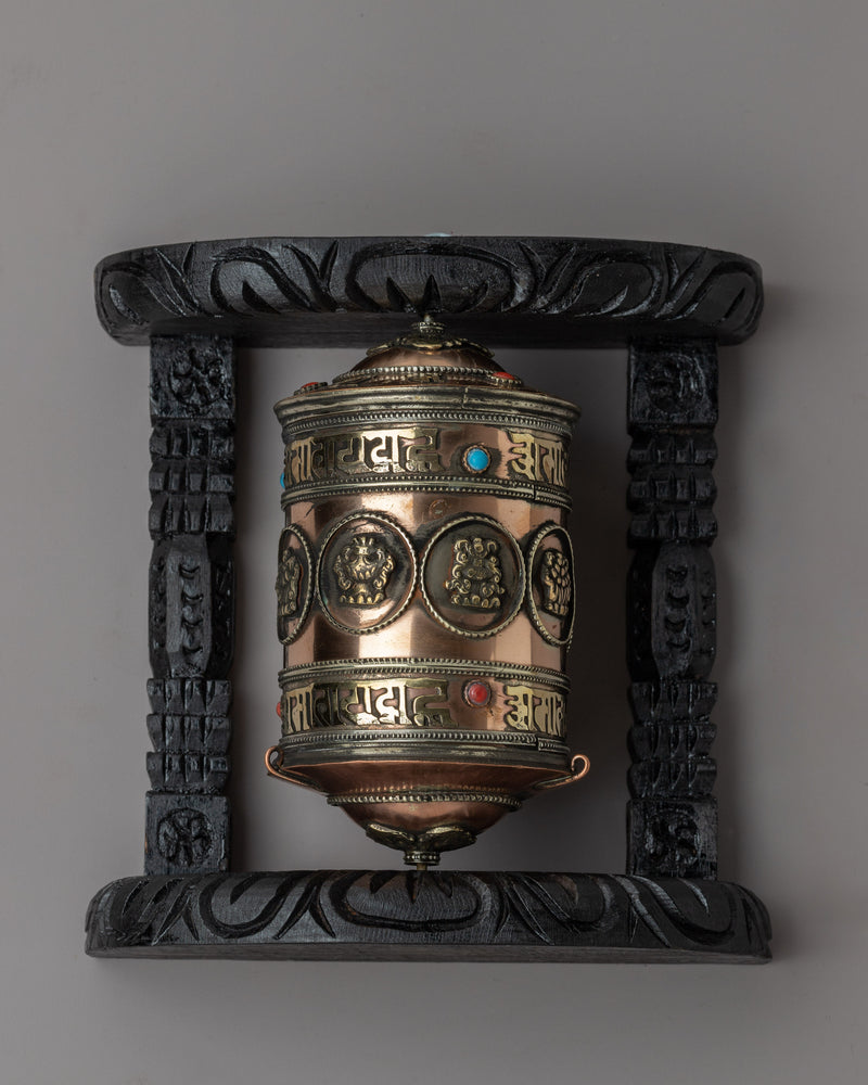 Authentic Tibetan Prayer Wheel | Harnessing the Power of Mantras and Prayers