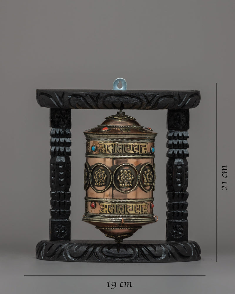 Authentic Tibetan Prayer Wheel | Harnessing the Power of Mantras and Prayers