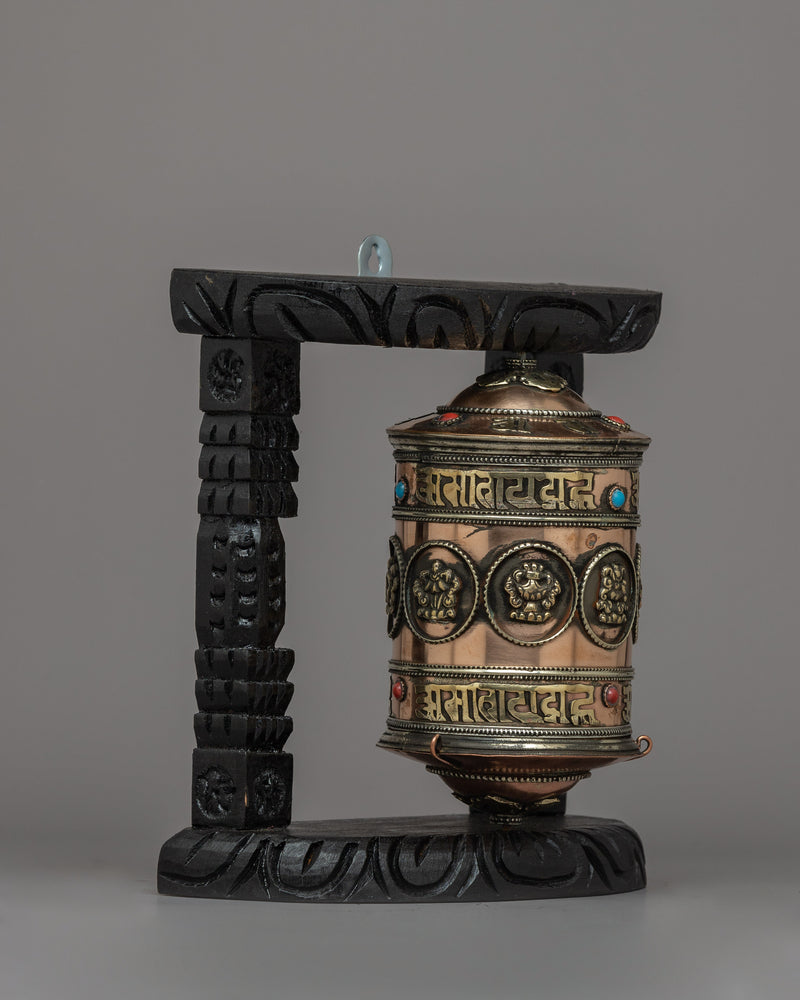 Authentic Tibetan Prayer Wheel | Harnessing the Power of Mantras and Prayers