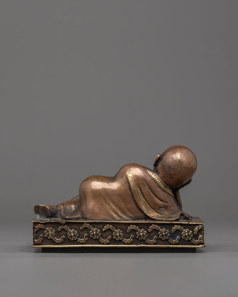 Handcrafted Monk Statue | Embodying Devotion and Meditation