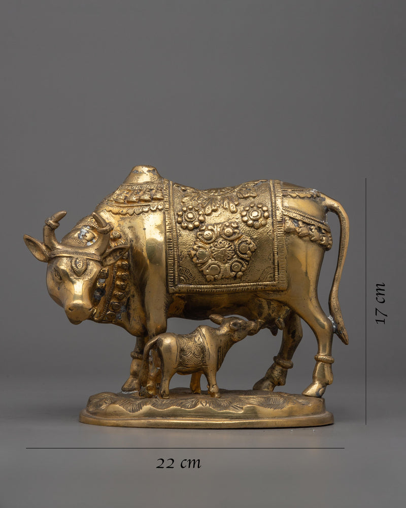 Kamdhenu Cow Statue | Statue for Spiritual Harmony and Household Blessing