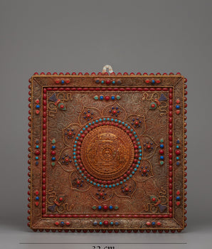 Buddha Metal Thanka | Handcrafted Spiritual Wall Art