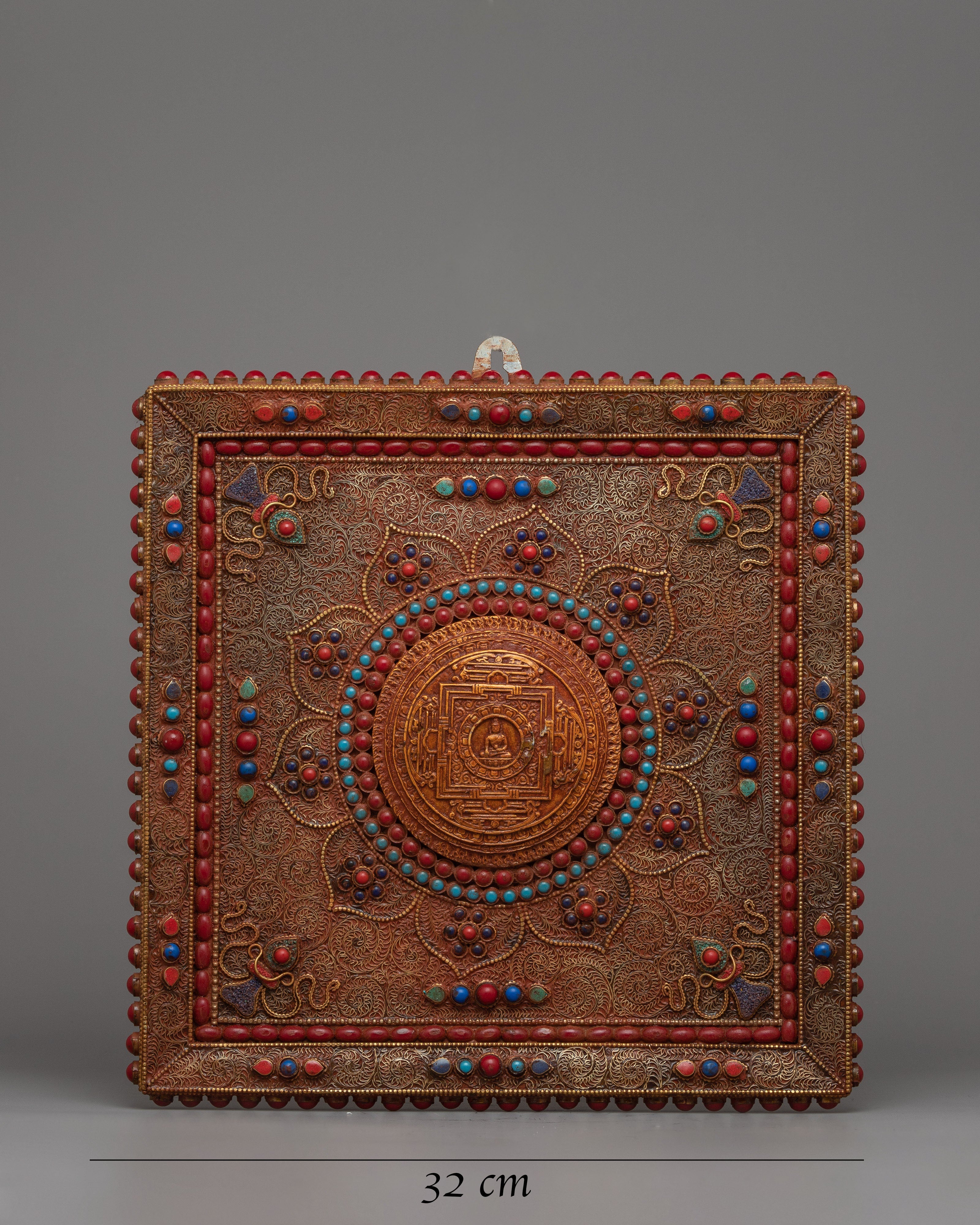Buddha Metal Thanka | Handcrafted Spiritual Wall Art