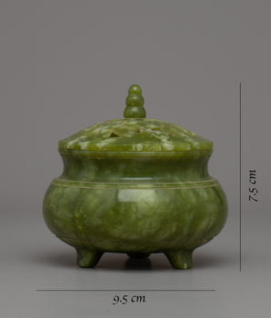 Serpentine Incense Burner | Tibetan Rituals For Meditation & Prayers