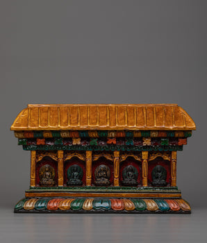 Wooden Altar Box Statue 