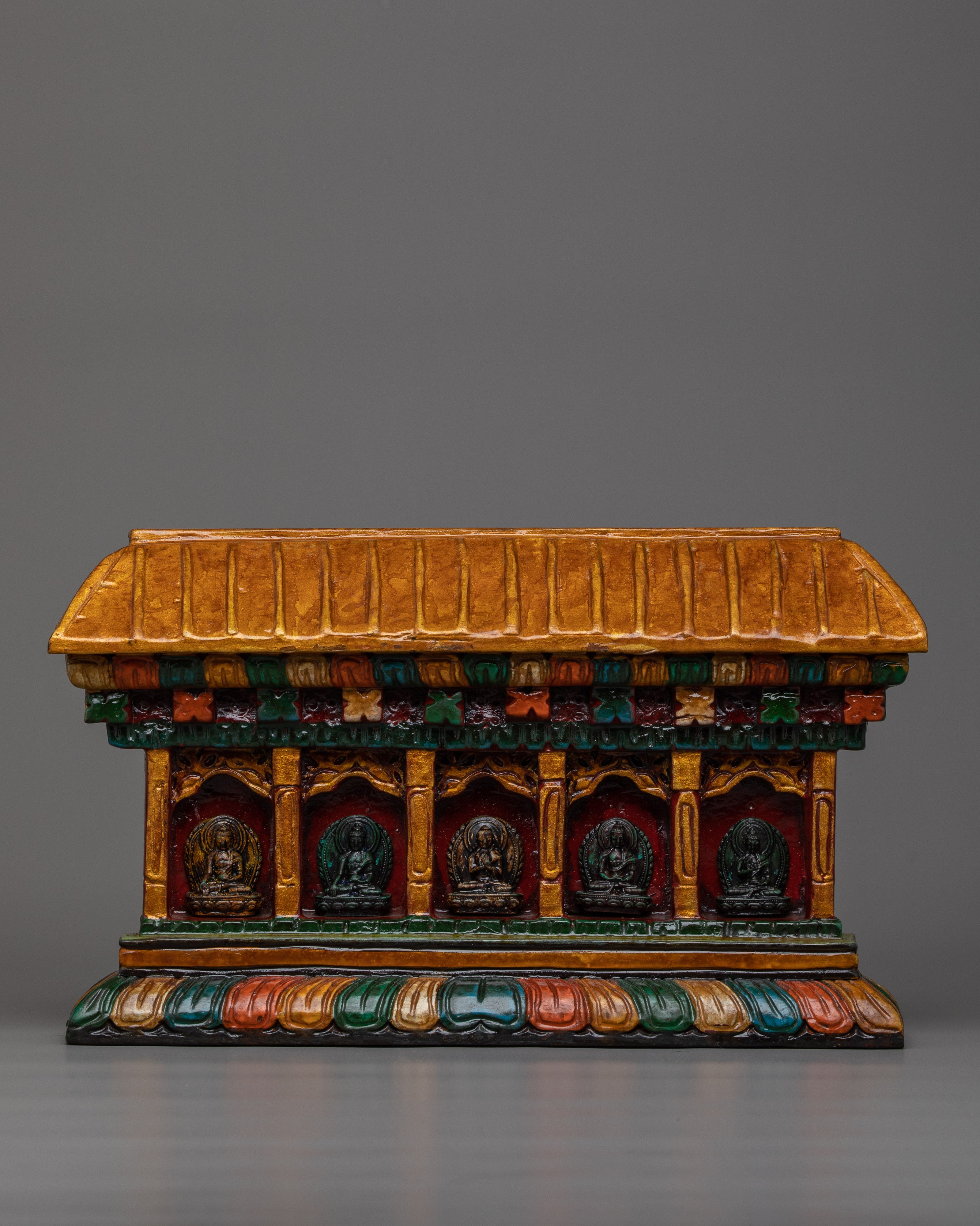 Wooden Altar Box Statue