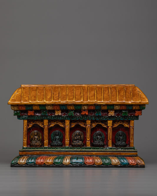 Wooden Altar Box Statue 