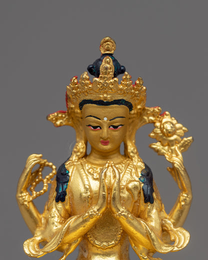 Avalokiteshvara Buddha Statue | Embodying Compassion and Mercy