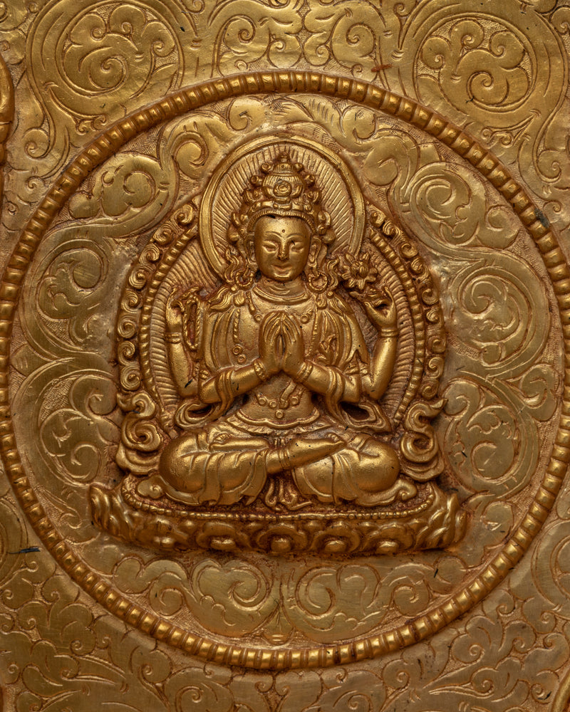 Tibetan Ghau Prayer Box | Large Altar & Prayer Box for Devotees