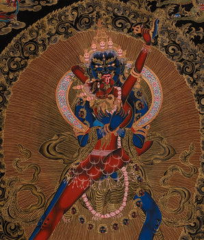Tantric Chakrasamvara with Consort | Union of Wisdom & Compassion