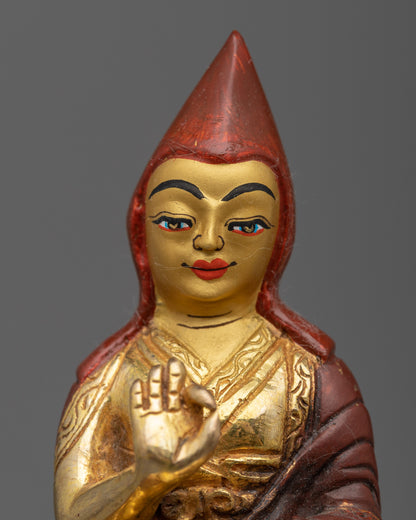 Je Tsongkhapa Statue Set | Je Tsongkhapa, Je Gyaltsab, Je Khedrup Statue