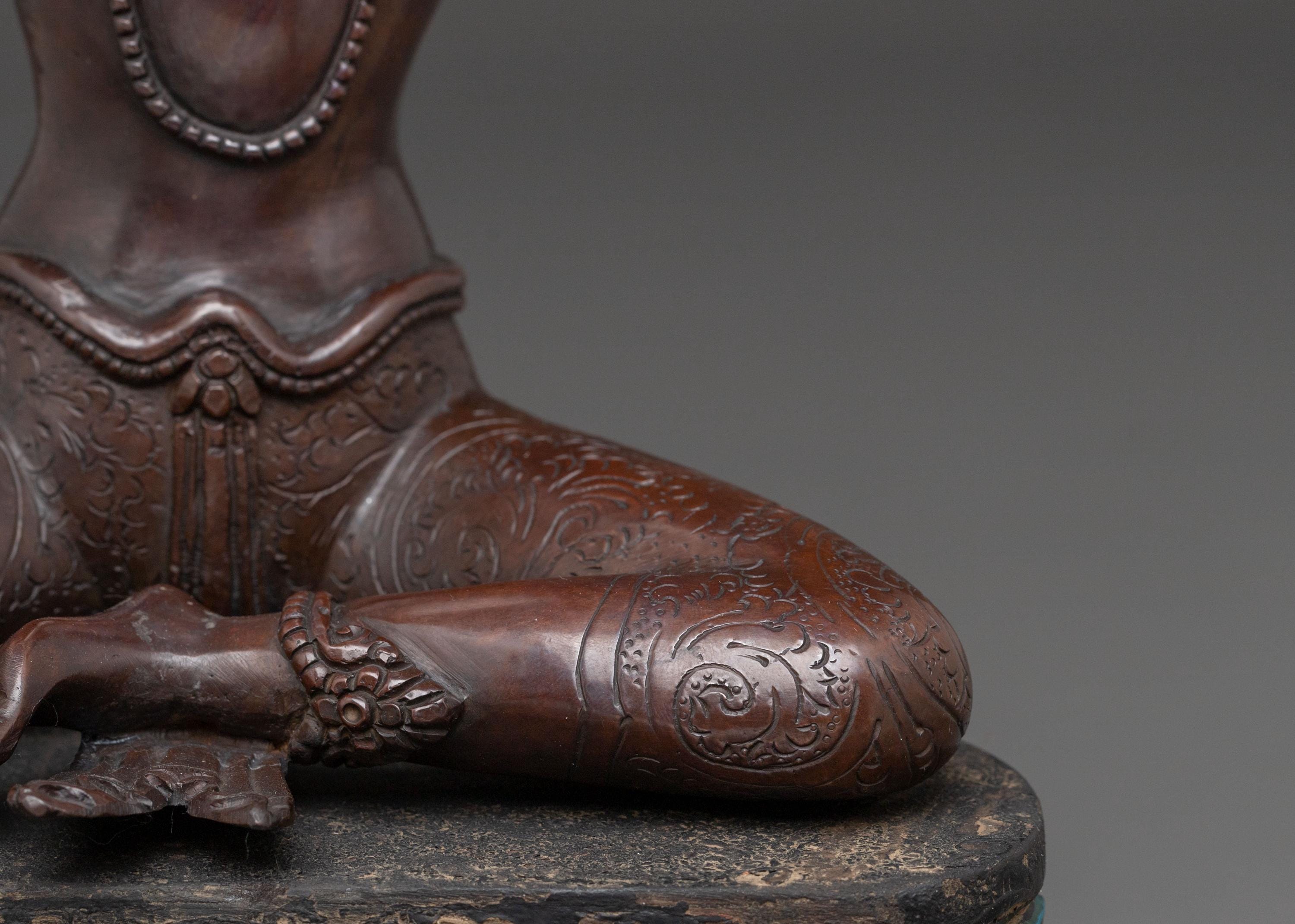 Handcrafted Saraha Statue | Spiritual Home Decor