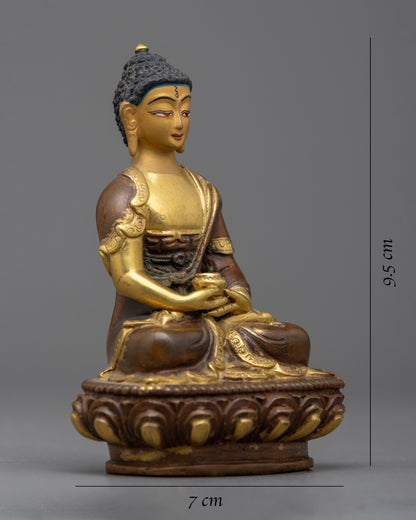 Gold Amitabha Buddha Statue | Statue Inspiring Serene Contemplation