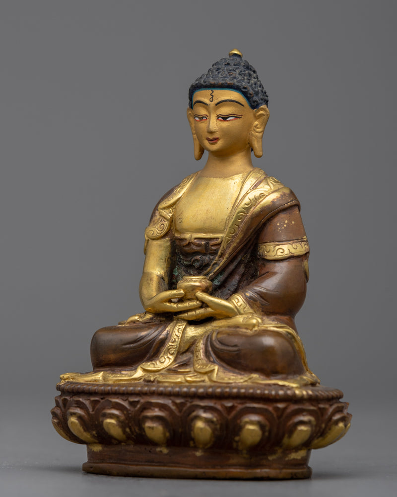 Gold Amitabha Buddha Statue | Statue Inspiring Serene Contemplation