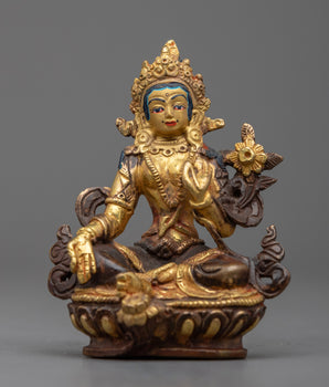 Green Tara Altar Statue
