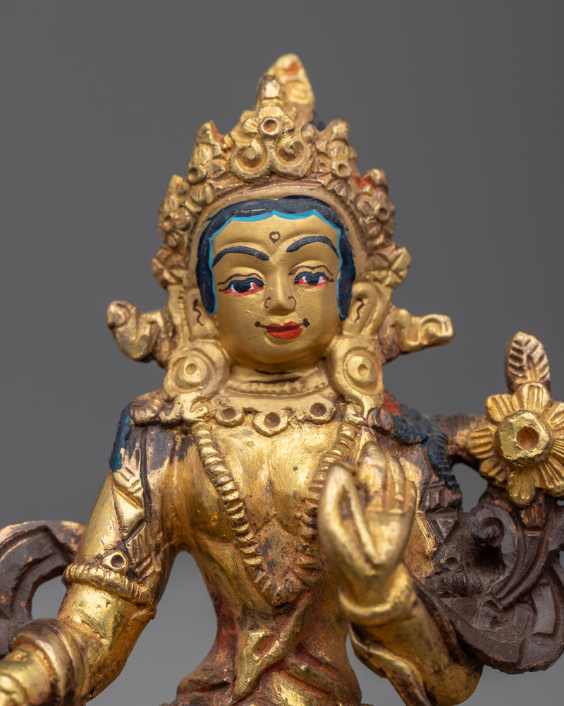 Green Tara Altar Statue | Bringing Compassion to Your Space