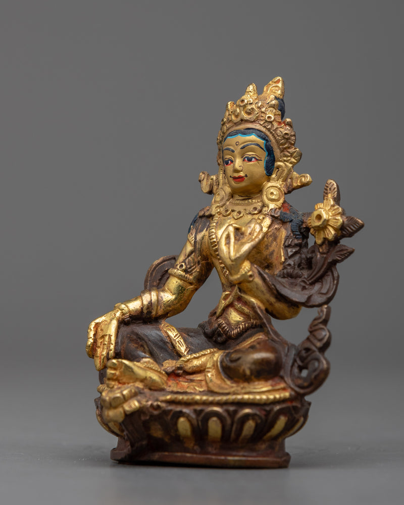 Green Tara Altar Statue | Bringing Compassion to Your Space