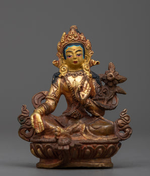 Green Tara Meditation Statue