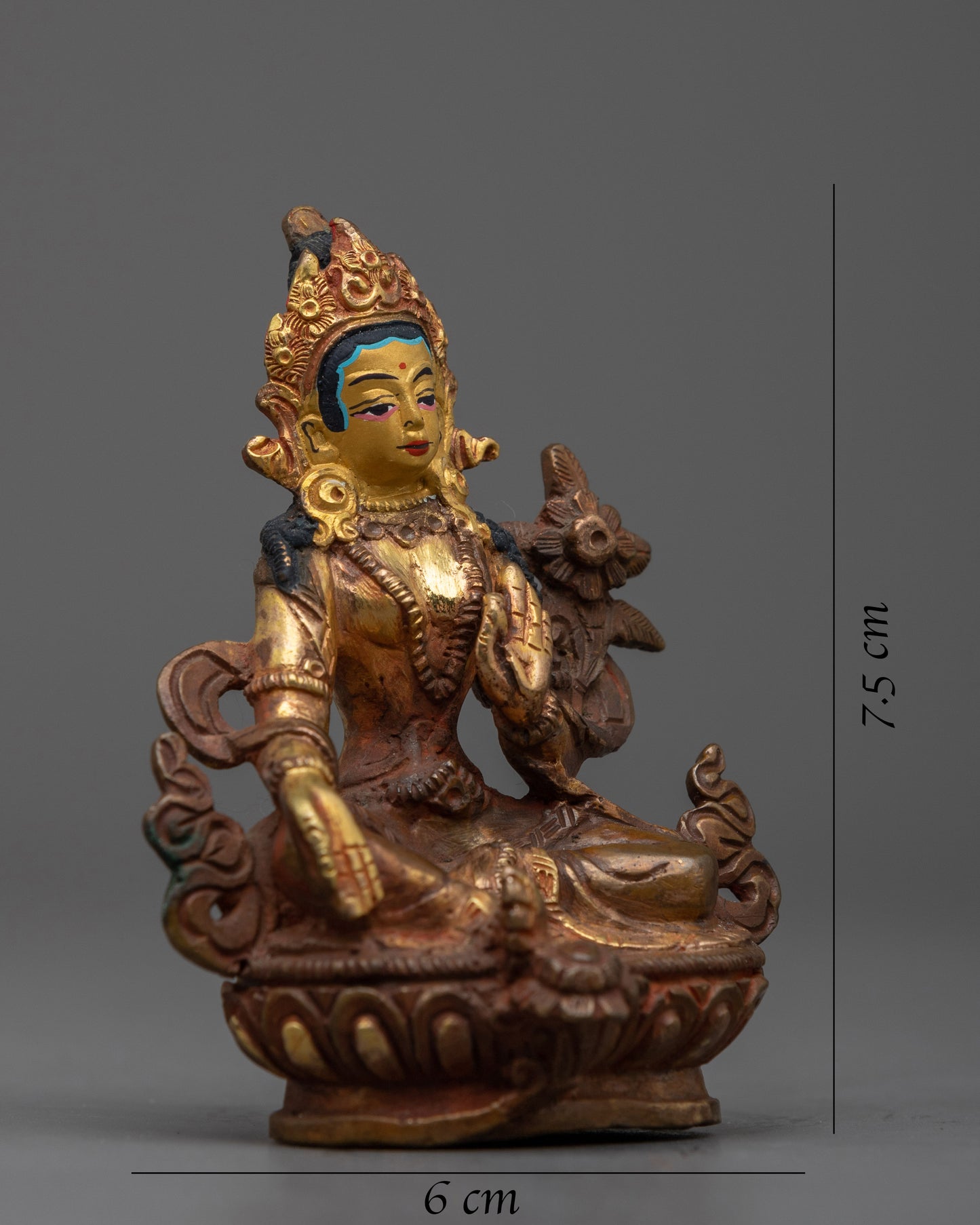 Green Tara Meditation Statue |  Sculpture for Meditation Space