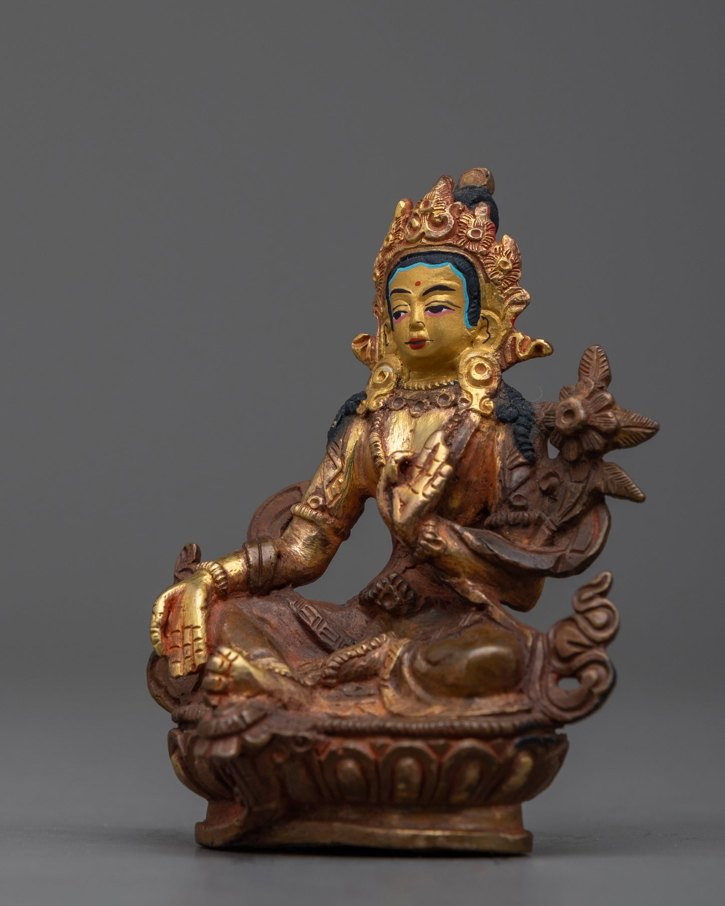 Green Tara Meditation Statue |  Sculpture for Meditation Space