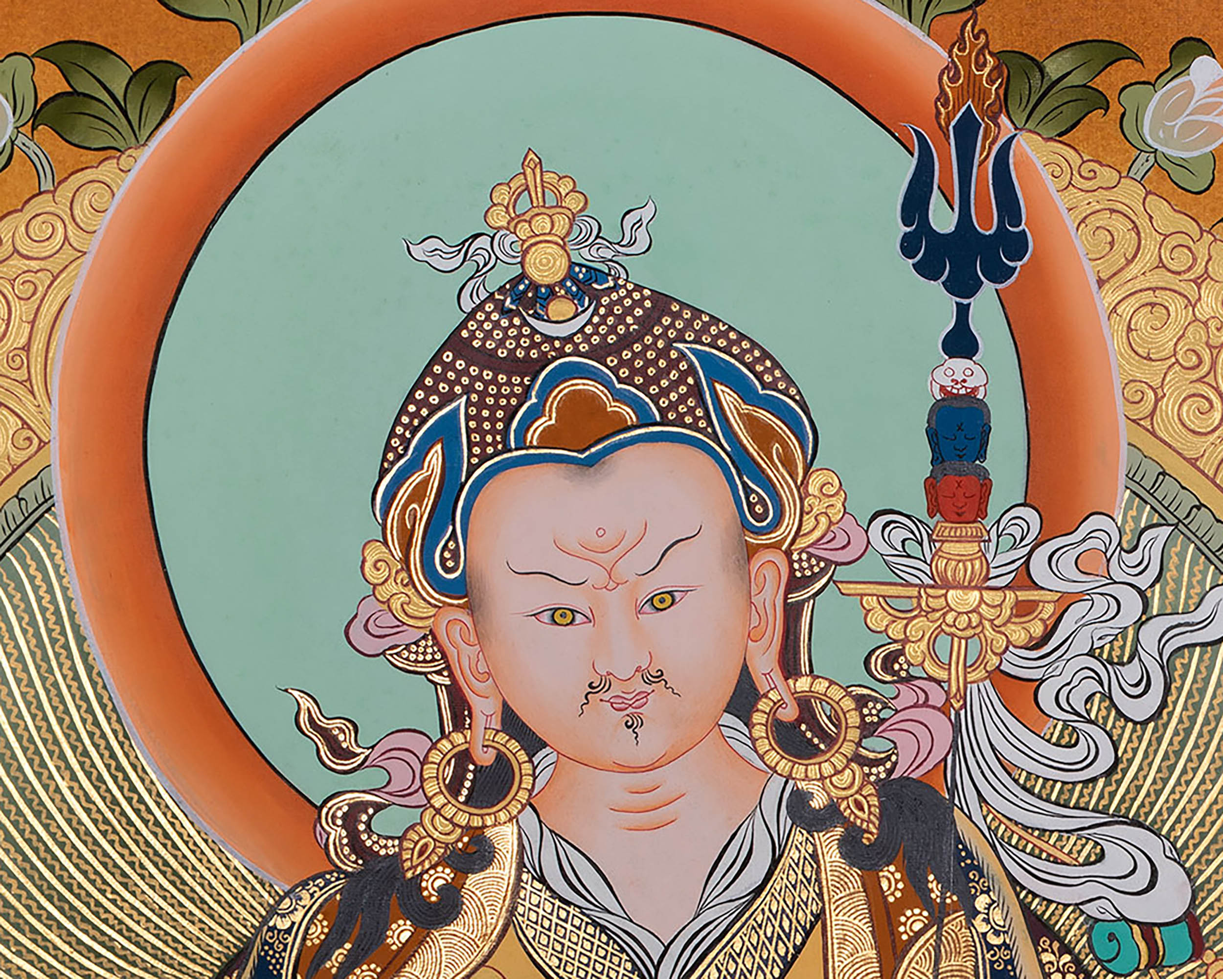 Padmasambhava Guru Rinpoche | Original Hand Painted Art | Wall Decors