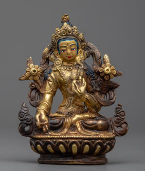8cm "White Tara Statue