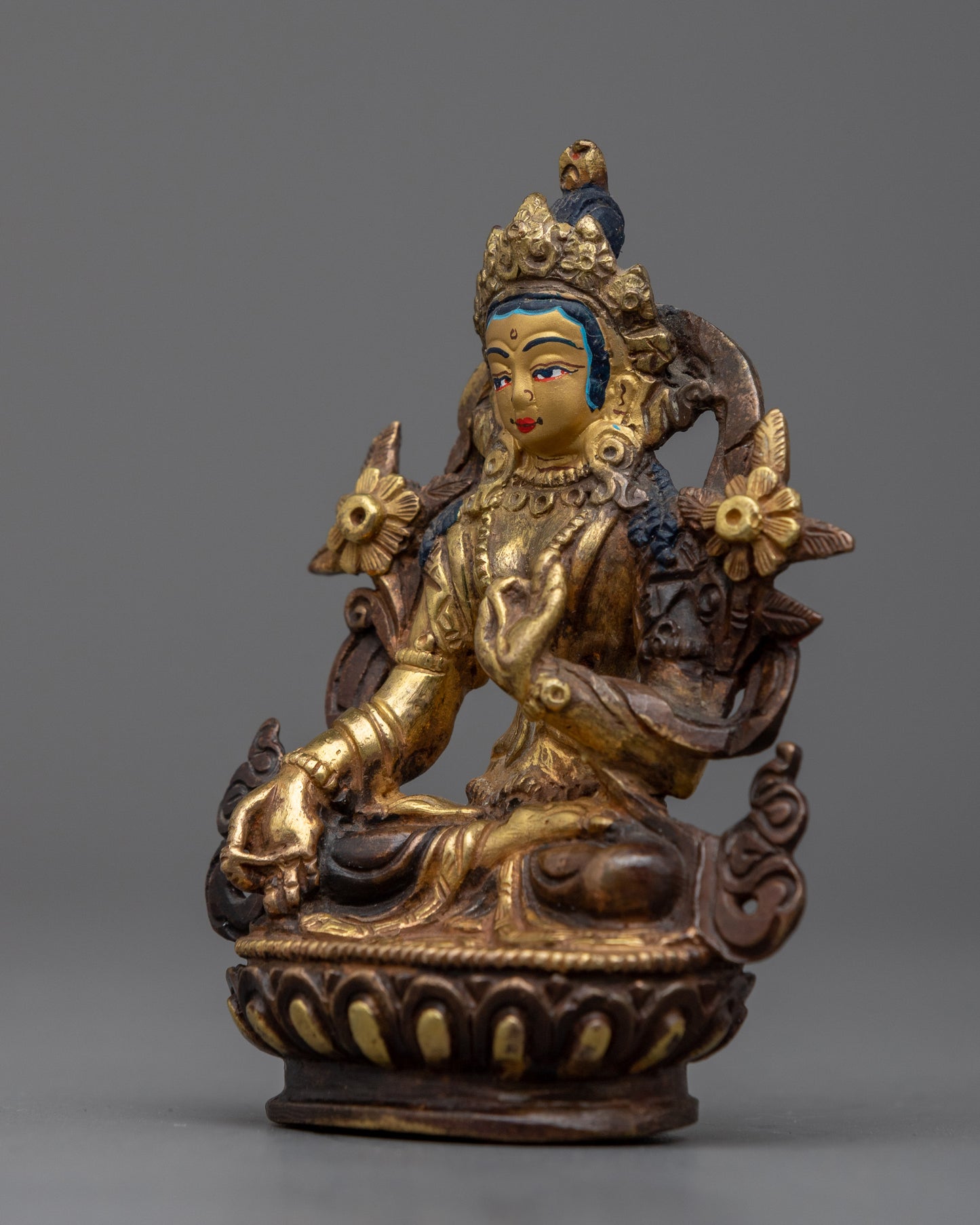 8cm "White Tara Statue | Delicate Statue for Mindfulness Practice