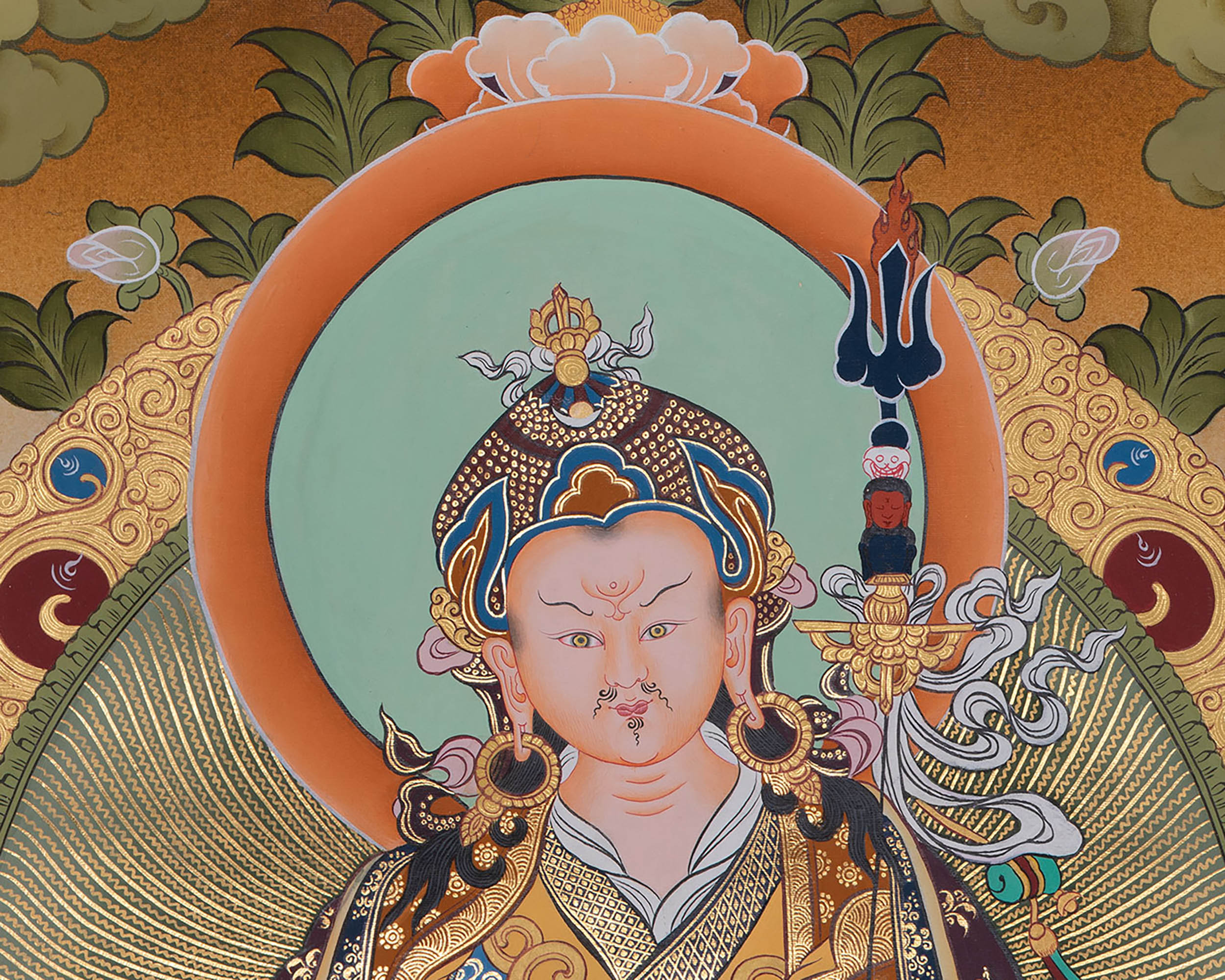 Padmasambhava Guru Rinpoche | Original Hand Painted Art | Wall Decors