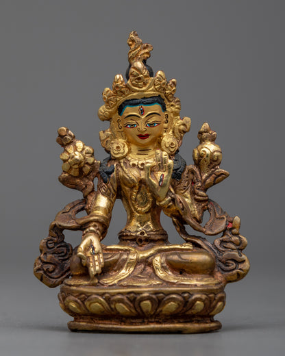 Elegant White Tara Statue