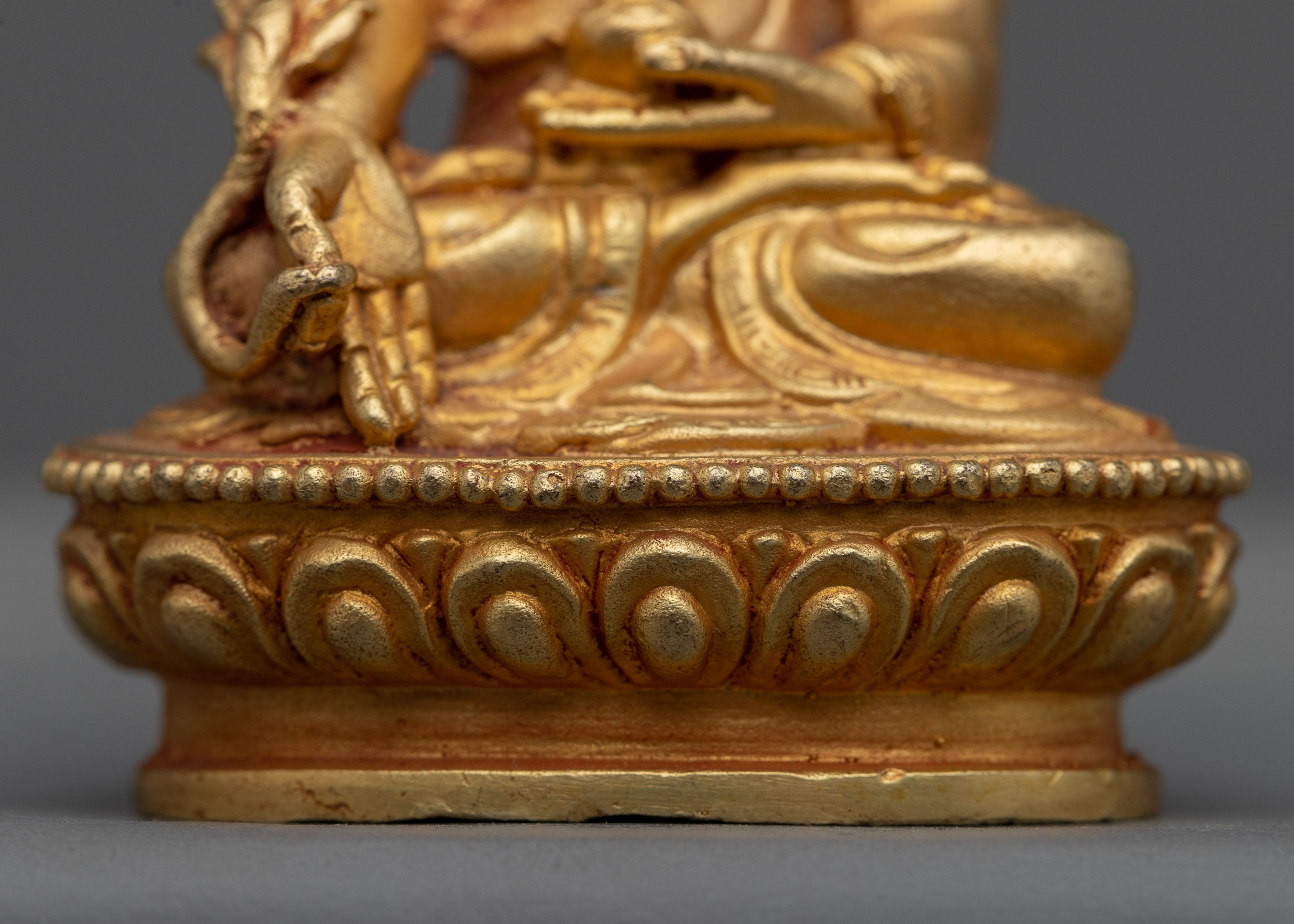 Tiny Machine Made Medicine Buddha Statue | Perfect for Desk or Shrine