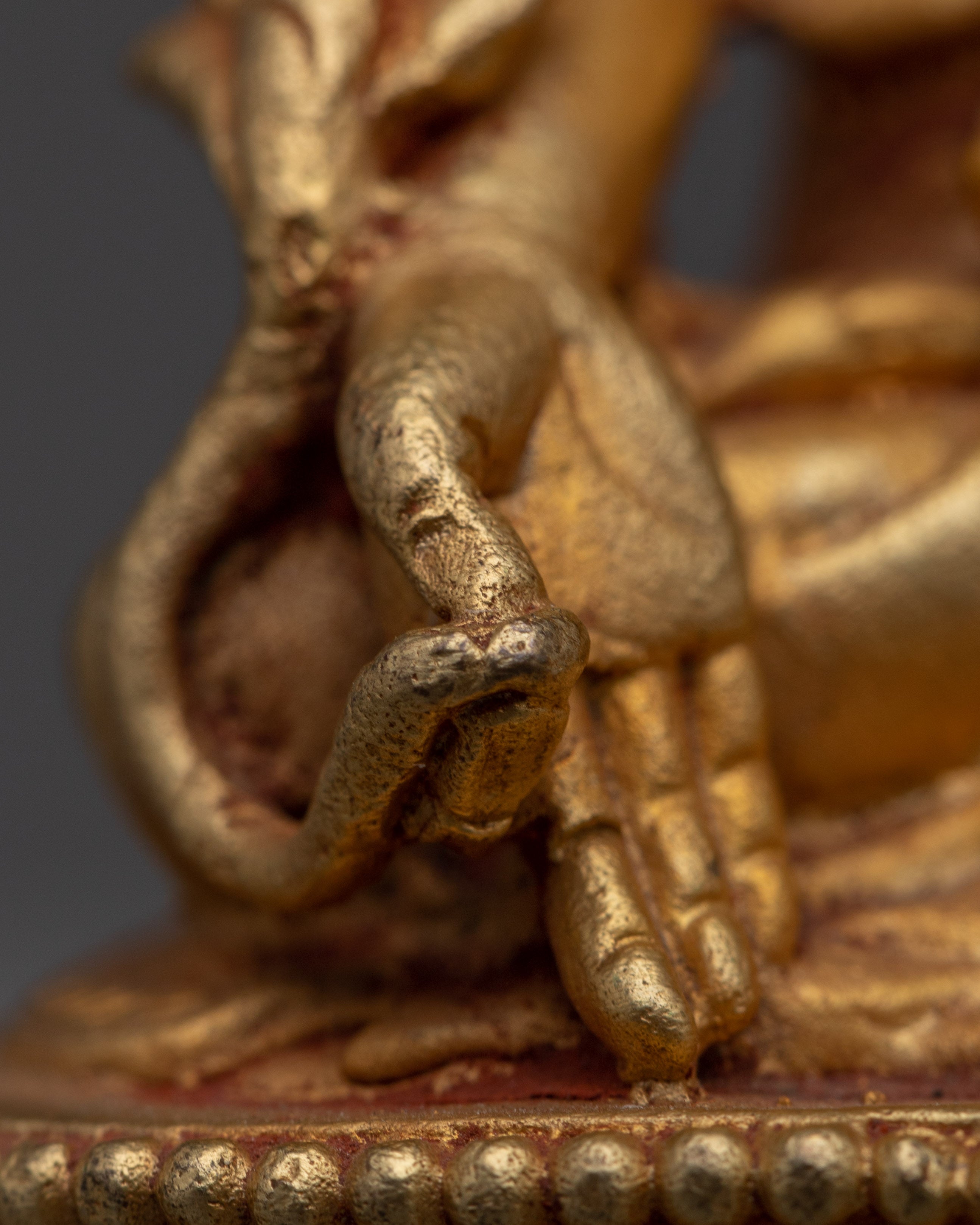 Tiny Machine Made Medicine Buddha Statue | Perfect for Desk or Shrine
