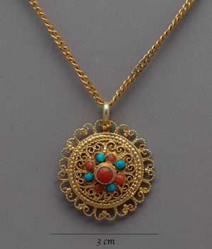 Silver Locket | Lustrous 24k Gold Plated Jewelry