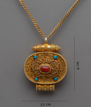 Silver Pendant Locket | Perfect for Layering and Statement Looks