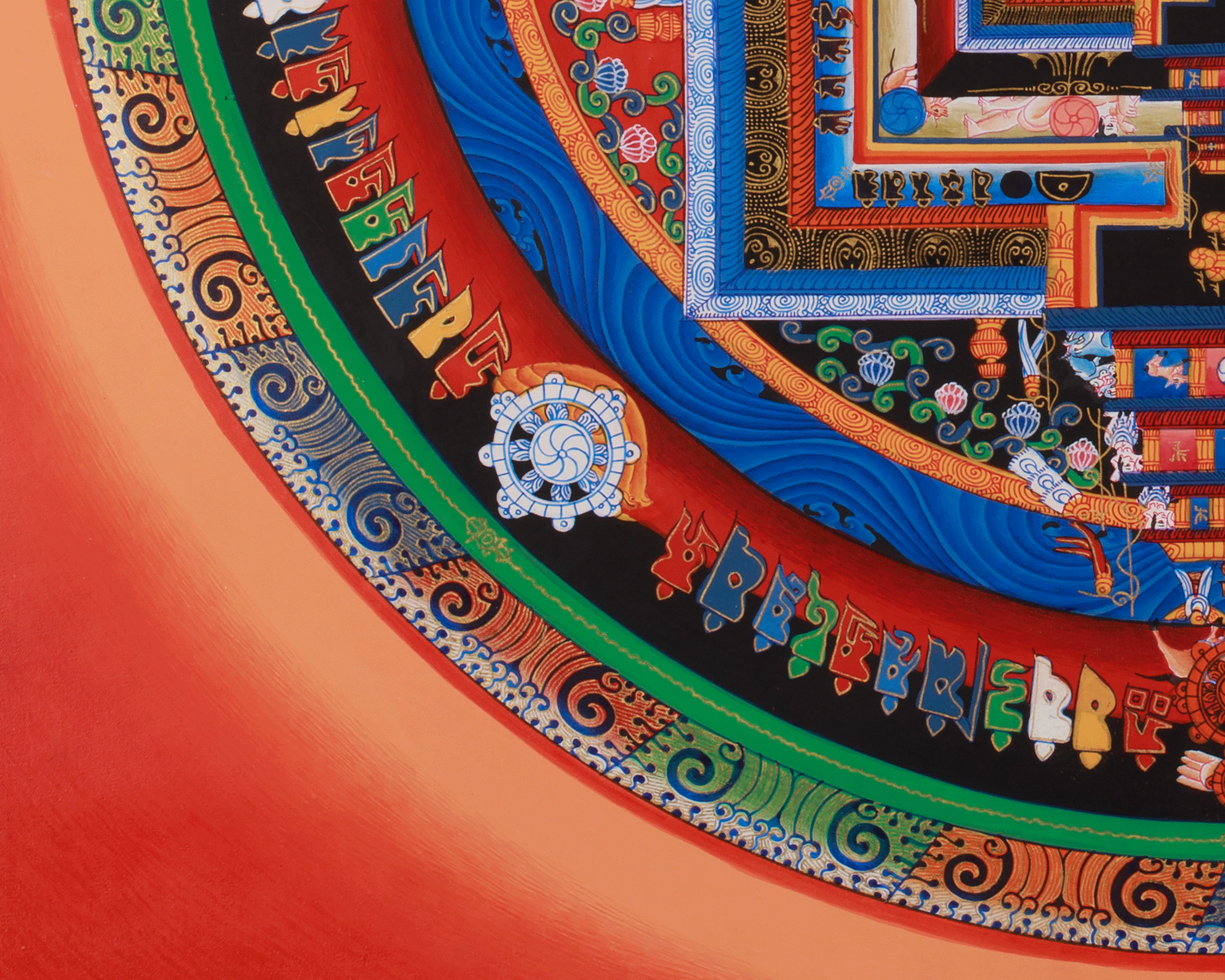 Buddhist Art Of Kalachakra Mandala | Vajrayana Buddhism