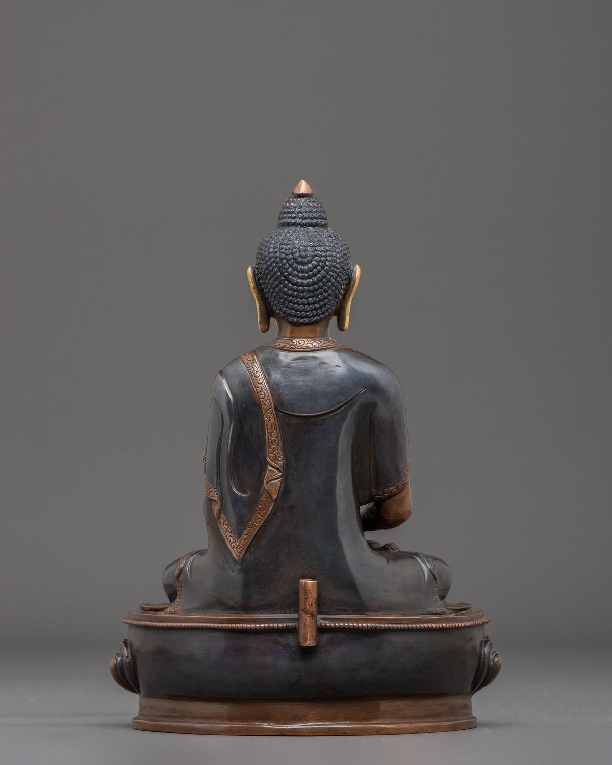 Pure Land Buddha Amitabha Statue | 24K Gold Gilded Buddhist Sculpture