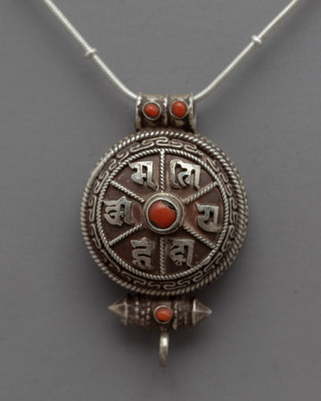 Silver Mantra Locket | Elevate Your Jewelry Collection