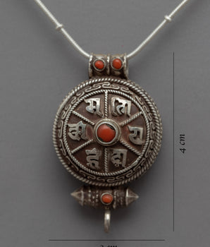 Silver Mantra Locket | Elevate Your Jewelry Collection