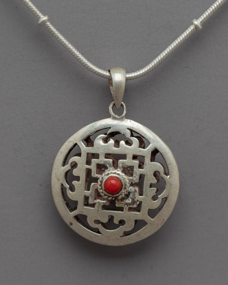 Round Locket Necklace