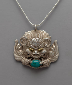 Turquoise Locket Pendant