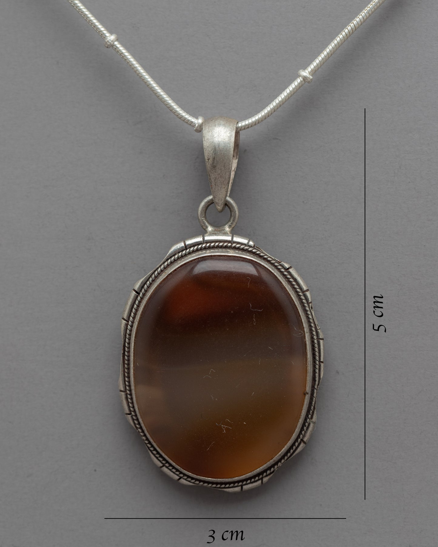 Jasper Pendant | Delicate Stone Jewelry Creation