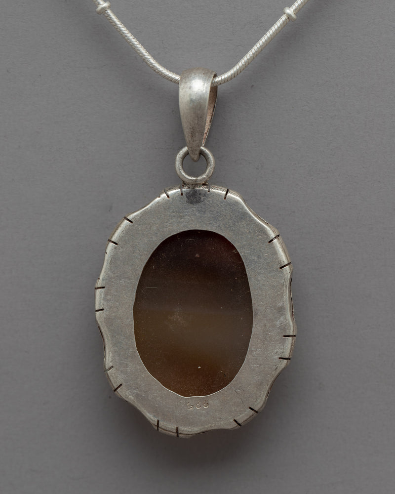 Jasper Pendant | Delicate Stone Jewelry Creation