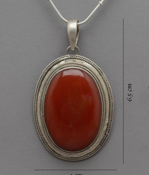 Genuine Red Coral Locket | Handmade Genuine Locket
