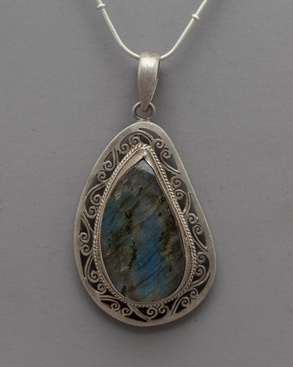 Labradorite Locket