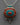 Sterling Silver Pendant Men |  Handcrafted with a Striking Coral Gemstone