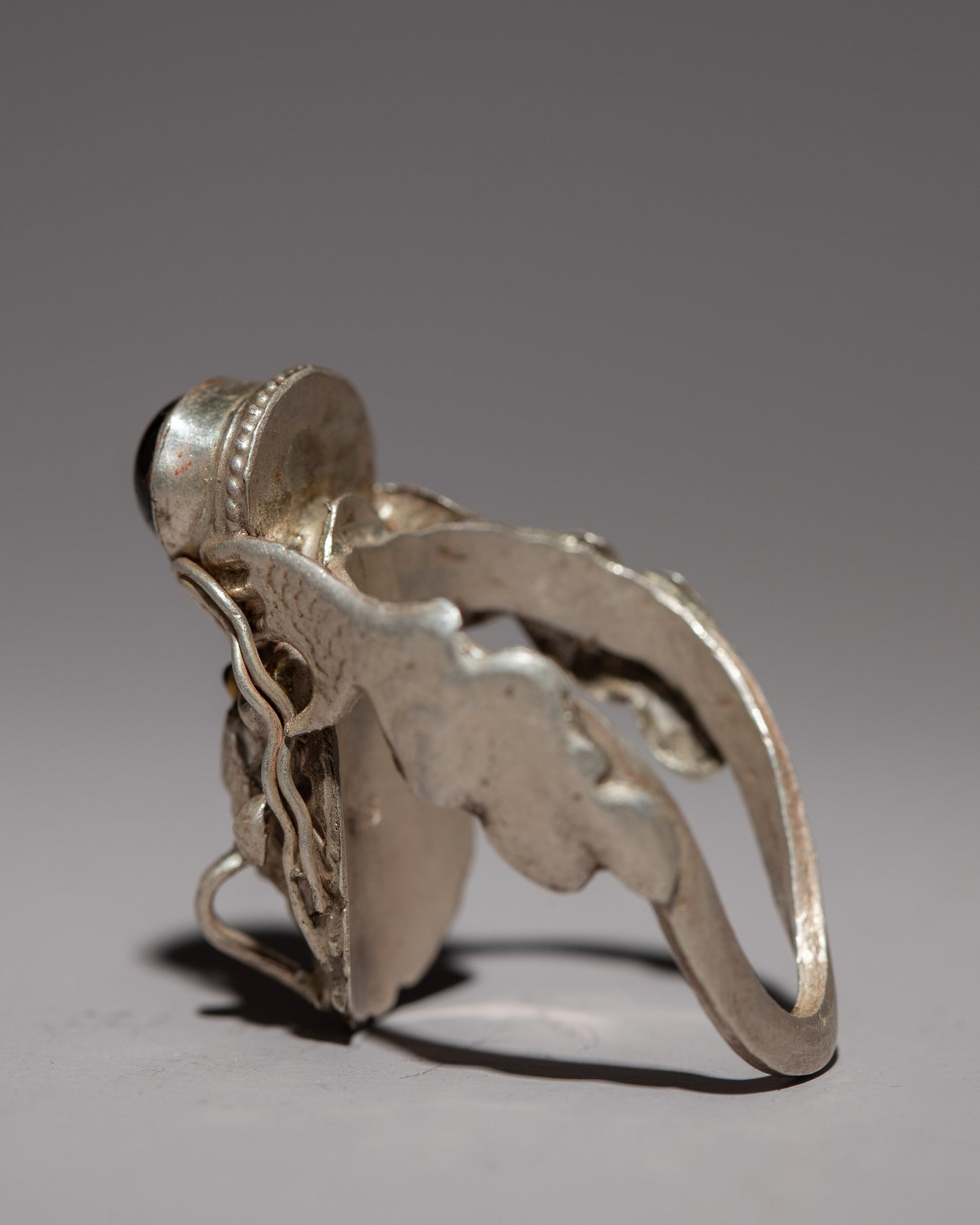 Handcrafted Dragon Sculpture Sterling Silver Ring | A Unique and Symbolic Rings for Gifts