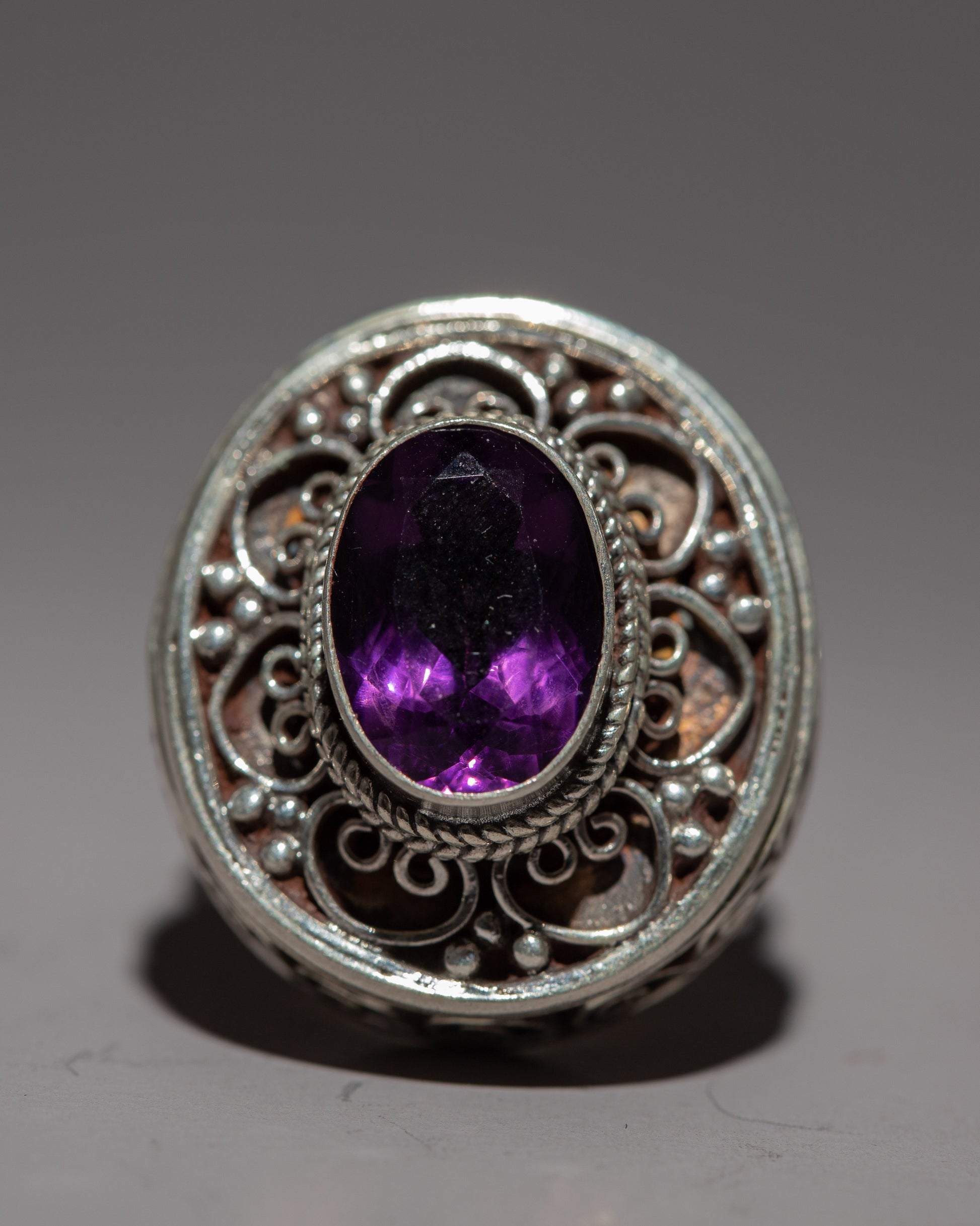 Sterling Silver Amethyst Ring