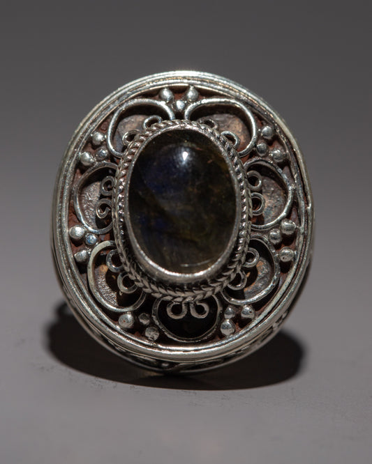 Black Stone Ring