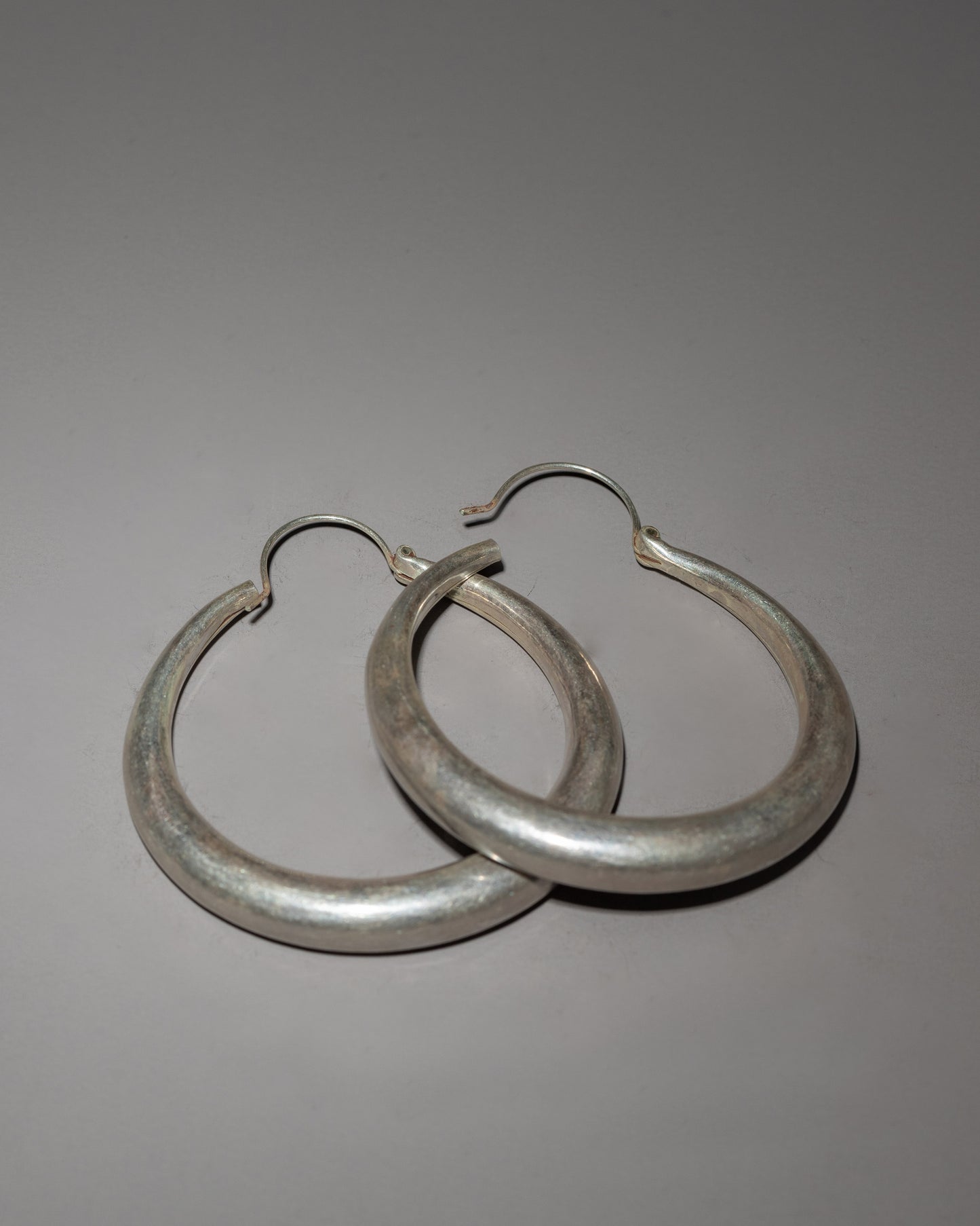 2.15 Inch Sterling Silver Hoop Earrings | Chic and Subtle Fashion Statement