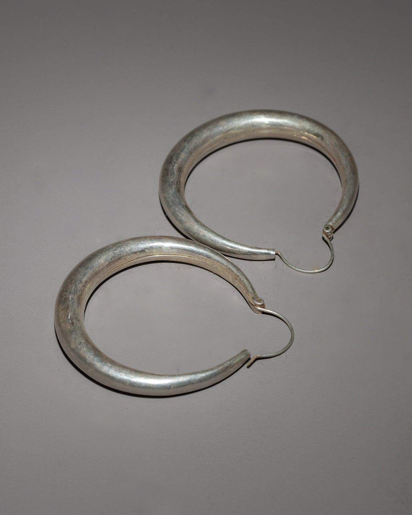 2.15 Inch Sterling Silver Hoop Earrings | Chic and Subtle Fashion Statement